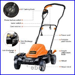 LawnMaster ME1218X Electric Lawn Mower 12AMP 19-Inch