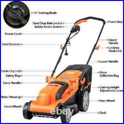 LawnMaster MEB1014K Electric Lawn Mower Corded Garden Cleaners 11AMP 15-Inch