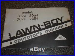Lawn Boy 2-Cycle Mower 1977 Bricktop Brand New Lawnboy