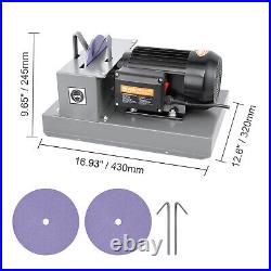Lawn Mower Blade Sharpener 1HP 750W with 9-inch Ceramic Grinding Wheel