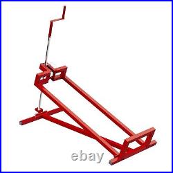 Lawn Mower Lift Jack 882 lbs Capacity for Tractors and Zero Turn Red