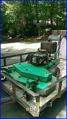 Lesco 48 inch walk behind commercial mower with 15HP Kawasaki engine belt drive