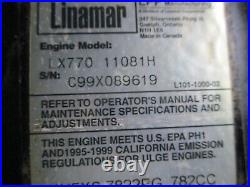 Linamar LX770 Crankshaft Camshaft Piston Valve Lifter John Deere 316 Onan