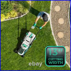 Litheli 20V Lawn Mower 13 Cordless Brushless with 4.0Ah Battery & Charger
