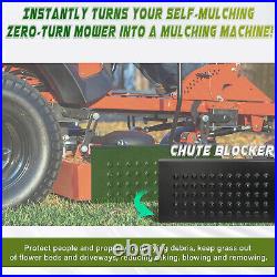 NEW ACS6000ULS Mower Chute Blocker Grass Flap Chute Blocker for Most ZT Mowers