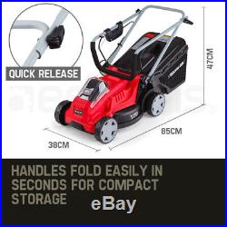 NEW Baumr-AG 40V Cordless Lawn Mower Electric Lawnmower Lithium Battery Powered