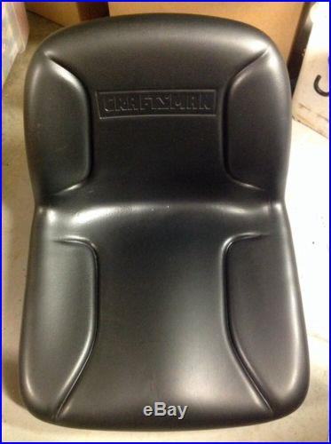 NEW Craftsman MTD Riding Lawn Mower Tractor Seat Black Logo Part # P757-04145