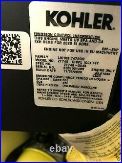 NEW! Kohler Engine ZT740 25hp +EXTRAS Muffler, Hoses, Cables, Filters, Throttle