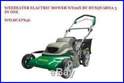 NEW! WEEDEATER-CORDLESS 20 24 VOLT ELECTRIC MOWER-WE20X(3 in 1) HUSQ #961320058