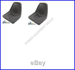 New 2 Pack Seat For John Deere Gator Black Aiptm333bl X2