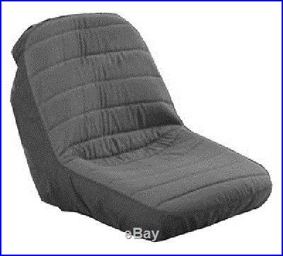 New BLACK SEAT COVER for Riding Lawn Mowers / Garden Tractors WATER RESISTANT