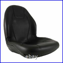 New Complete Tractor Seat 3010-0058 Black Medium Back 15 Height