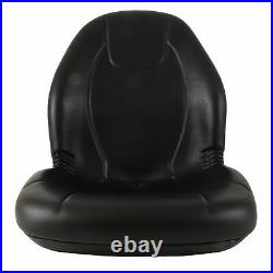 New Complete Tractor Seat 3010-0058 For Black Medium Back 15 Height