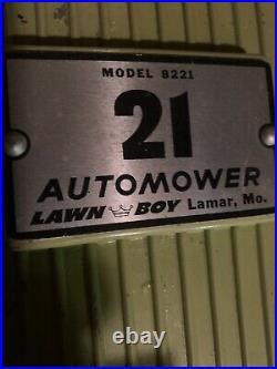 Nos 1963 Lawn Boy Model 8221 Lawnmower