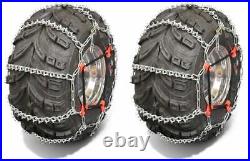 OakTen ATV 4-Link Tire Chains with Tensioners 28x10-12, 26x11-12, 26x12-12