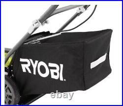 P1121 Ryobi One +16 Hybrid Walk Behind Mower with 2 Batteries & Charger- Recon
