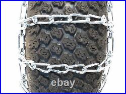 PAIR 2 Link TIRE CHAINS 23x8.50x12 for Toro Wheel Horse Lawn Mower Tractor Rider