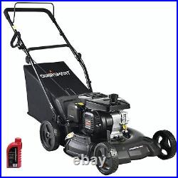 POWERSMART 21 Hand Push Lawn Mower 209cc Gas Powered 3-in-1 with Oil