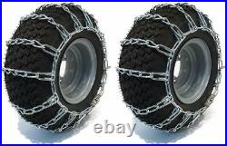 Pair 2 Link Tire Chain 20x8.00-8 Tire Chain 20x8x8 20 X 8.00-8 20x8x10