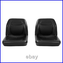 Pair Black Seats For John Deere Gator 4X2 HPX 4X4 HPX and 4X4 Trail HPX Series