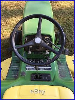 Pair Of 2 Vintage John Deere 110 Riding Garden Tractors Lawn Mower Local Pickup