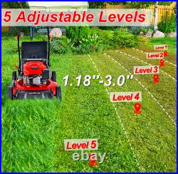 Push Lawn Mower 170cc with Steel Deck PowerSmart 21 3-in-1 Gasoline Brand New