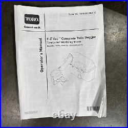 READ Toro Timecutter HD E-Z Vac Bagger System #79345 BAGGER HOOD ONLY