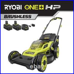 RYOBI 16 in. ONE+ HP 18-Volt Lithium-Ion Cordless Battery Walk Behind Push Lawn