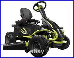 RYOBI 38in. 480ex 100Ah Battery Electric Rear Engine Riding Lawn Mower (RY48111)