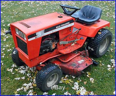 Rare Allis Chalmers 920 Diesel Garden Tractor + Attachments Simplicity 7790