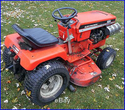 Rare Allis Chalmers 920 Diesel Garden Tractor + Attachments Simplicity 7790