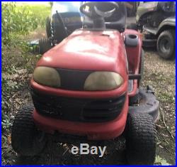 Red Craftsman 20 Horse Power Riding Lawn Mower Used