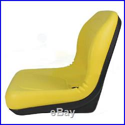 Replacement High Back Yellow Seat for John Deere JD LGT100YL L Series Models