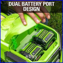 Restored Greenworks LMF414 Brushless Cordless Self-Propelled Lawn Mower 40V