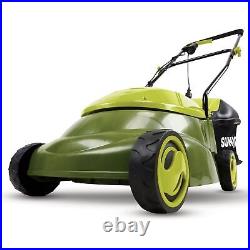 Restored Sun Joe MJ401E Electric Lawn Mower With Grass Bag 14-Inch 12 Amp