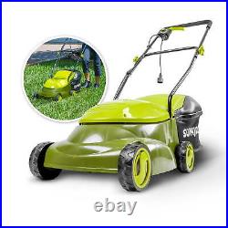 Restored Sun Joe MJ401E Electric Lawn Mower With Grass Bag 14-Inch 12 Amp