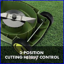 Restored Sun Joe MJ401E Electric Lawn Mower With Grass Bag 14-Inch 12 Amp