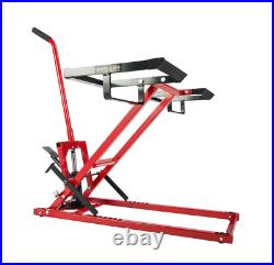 Riding Lawn Mower Jack Lift Tractor Ramp Jack Stand Raise Machine Support 300lb