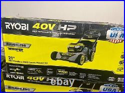 Ryobi 40V HP 21 Walk Behind Self-Propelled with (2) 6.0 Ah Batteries & Charger