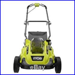 Ryobi Push Lawn Mower Cordless Walk Behind 40-Volt 16 in. Lithium-Ion Battery
