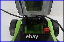 SEE NOTES Greenworks MO24B410 Easy Push Electric Cordless Lawn Mower 24V 13Inch