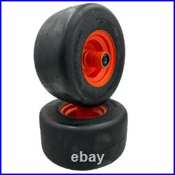 SET of 2 13x6.50-6 Flat Free Wheel (Compatible with 482504 483050 9278)