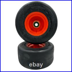 SET of 2 13x6.50-6 Flat Free Wheel (Compatible with 482504 483050 9278)
