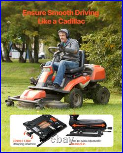 Seat Suspension Kit with Seat Slider Universal for Lawn Mower Tractor Forklift