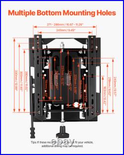 Seat Suspension Kit with Seat Slider Universal for Lawn Mower Tractor Forklift