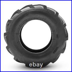 Set 2 20x10.00-8 Lawn Mower Tires 20x10-8 4PR Heavy Duty Tubeless Deep Lug Tyre