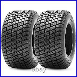 Set 2 20x10.00-8 Lawn Mower Tires 4Ply 20x10x8 Garden Tractor Replacement Tyres