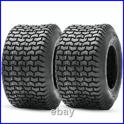 Set 2 20x10-8 Lawn Mower Tires Heavy Duty 4Ply 20x10x8 Tractor Tubeless Tyres