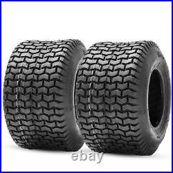 Set 2 Lawn Mower Tires 4 PLY Tubeless Garden Tractor Tire Replacement Turf Tyre