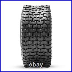 Set 4 15x6-6 20x8-8 Lawn Mower Tires 4Ply Tubeless Heavy Duty Replacement Tyres